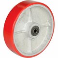 Global Industrial 8in x 2in Polyurethane Wheel, Axle Size 1/2in 748735A